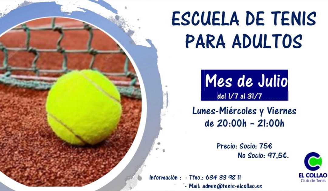 CURSOS ADULTOS MES DE JULIO