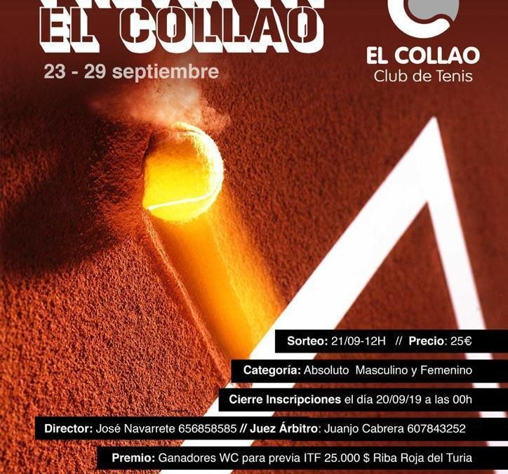 TORNEO NACIONAL PRE-QUALIFYING ITF RIBA-ROJA 25000$ (SEPTIEMBRE 2019)